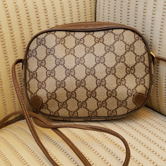 Gucci GG Web Coated Canvas Striped Crossbody Bag - Picture 3 of 14